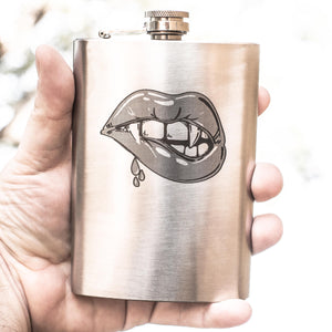 8oz His & Hers - Vampire - Stainless Steel Flask Set of Two
