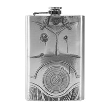 Load image into Gallery viewer, 8oz Human Cyborg Relations Stainless Steel Flask