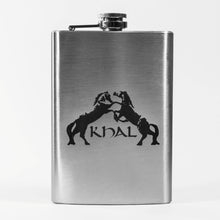 Load image into Gallery viewer, 8oz Khal Stainless Steel Flask