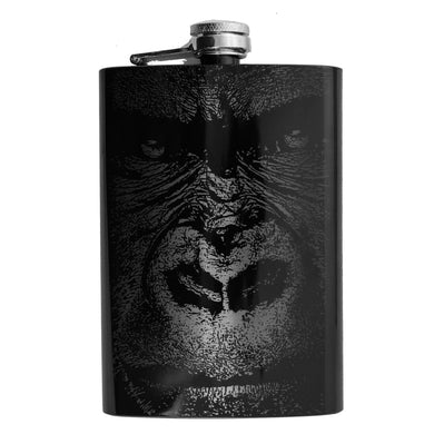 8oz BLACK Kong Flask