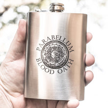 Load image into Gallery viewer, 8oz Parabellum Stainless Steel Flask