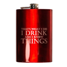 Load image into Gallery viewer, 8oz RED That&#39;s What I Do Flask