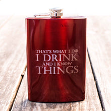 Load image into Gallery viewer, 8oz RED That&#39;s What I Do Flask