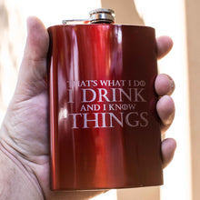Load image into Gallery viewer, 8oz RED That&#39;s What I Do Flask