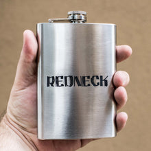 Load image into Gallery viewer, 8oz Redneck Stainless Steel Flask