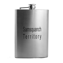 Load image into Gallery viewer, 8oz Samsquanch Territory Stainless Steel Flask