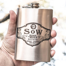 Load image into Gallery viewer, 8oz SoW Potion Stainless Steel Flask