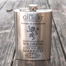 Load image into Gallery viewer, 8oz That&#39;s What We Do Get Married Stainless Steel Flask