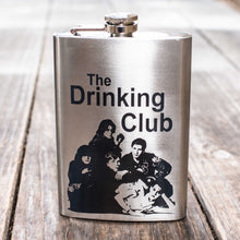 Load image into Gallery viewer, 8oz The Drinking Club Stainless Steel Flask