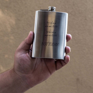 8oz There Is Only One God Stainless Steel Flask