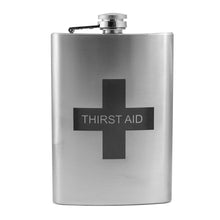 Load image into Gallery viewer, 8oz Thirst Aid Stainless Steel Flask