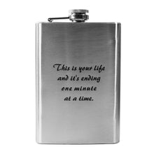 Load image into Gallery viewer, 8oz This is Your Life Stainless Steel Flask