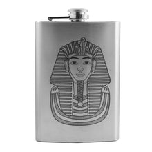 Load image into Gallery viewer, 8oz Tutankhamun Stainless Steel Flask