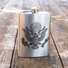 Load image into Gallery viewer, 8oz USA Seal Stainless Steel Flask