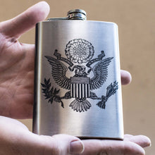 Load image into Gallery viewer, 8oz USA Seal Stainless Steel Flask