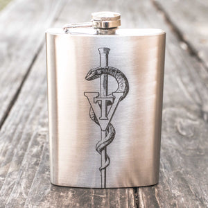 8oz Vet Tech Stainless Steel Flask