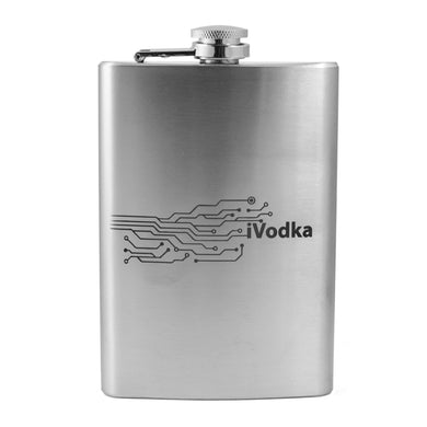 8oz iVodka Stainless Steel Flask