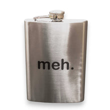 Load image into Gallery viewer, 8oz meh. Stainless Steel Flask