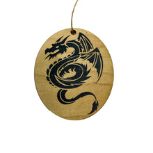 Load image into Gallery viewer, CUSTOM RED OR BLACK Dragon - ornament 4X3in