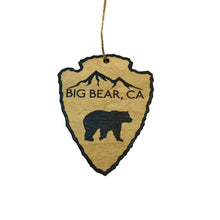 Load image into Gallery viewer, Big Bear California - BLACK Ornament