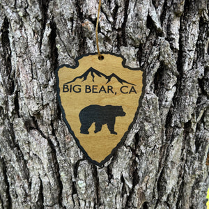 Big Bear California - BLACK Ornament