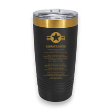 Load image into Gallery viewer, 20oz Tumbler - CUSTOM - Airmans Creed