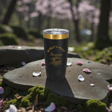 Load image into Gallery viewer, 20oz Tumbler - CUSTOM - Worlds most awesome Aunt