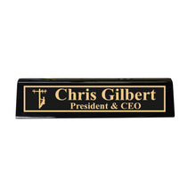 Load image into Gallery viewer, Desk Wedge Name Plate - PERSONALIZED - Lineman - 11 Inches