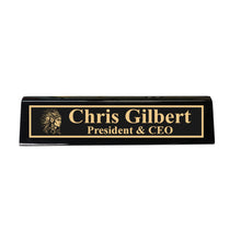 Load image into Gallery viewer, Desk Wedge Name Plate - PERSONALIZED - Indian Chief - 11 Inches