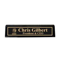 Load image into Gallery viewer, Desk Wedge Name Plate - PERSONALIZED - Cherokee Indian - 11 Inches