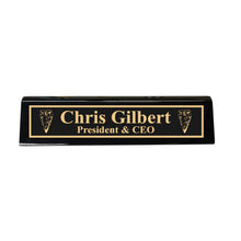 Load image into Gallery viewer, Desk Wedge Name Plate - PERSONALIZED - Arrowhead - 11 Inches