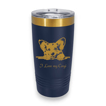 Load image into Gallery viewer, 20oz Tumbler - CUSTOM - I love my Corgi