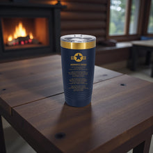 Load image into Gallery viewer, 20oz Tumbler - CUSTOM - PERSONALIZED - Airmans Creed (NAME ON BACK)