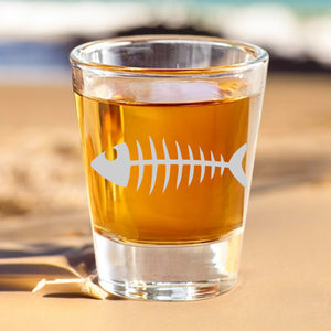 2oz Bonefish Shot glass