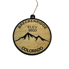 Load image into Gallery viewer, Ornament CUSTOM - Breckinridge Colorado Elevation 9600