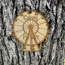 Load image into Gallery viewer, Ornament - Carny Power - Raw Wood Maple