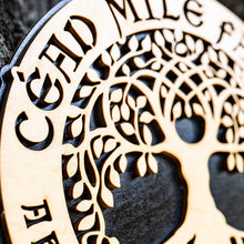 Load image into Gallery viewer, Framed Art - CUSTOM - Cead Mile Failte - A Hundred Thousand Welcomes - 2 Layers