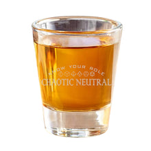 Load image into Gallery viewer, 2oz Chaotic Neutral - Know Your Role - Shot Glass