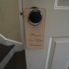 Load image into Gallery viewer, Please Do Not Disturb Door sign - Wood