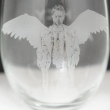 Load image into Gallery viewer, 15oz Stemless Wine Glass Set - Hey Assbut + Slate Coaster