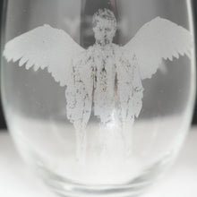 Load image into Gallery viewer, 15oz Stemless Wine Glass -   Hey assbut