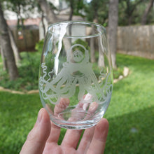 Load image into Gallery viewer, 15oz Stemless Wine Glass - Steampunk Octopus