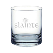 Load image into Gallery viewer, Rocks Glass - Slainte - Double Old Fashioned - Irish Cheers