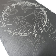 Load image into Gallery viewer, Sign - Slate - Speak friend and enter - 12x7in