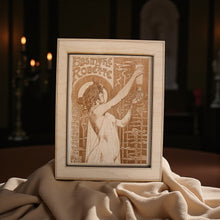 Load image into Gallery viewer, Framed Art - Absinthe Robette - 10x8 Inches - Raw wood