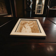 Load image into Gallery viewer, Framed Art - Absinthe Robette - 10x8 Inches - Raw wood