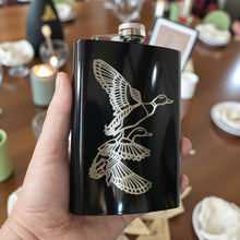 Load image into Gallery viewer, 8oz BLACK Ducks Flask