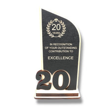 Load image into Gallery viewer, Award - Trophy - CUSTOM - Anniversary Year - 9x5 Inches