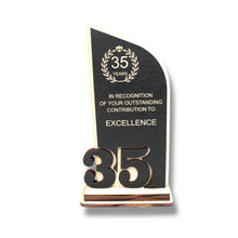 Load image into Gallery viewer, Award - Trophy - CUSTOM - Anniversary Year - 9x5 Inches