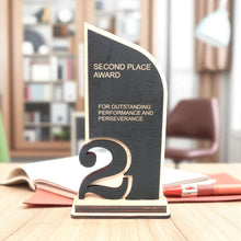 Load image into Gallery viewer, Award - Trophy Award 1st 2nd 3rd Place - 9x5 Inches